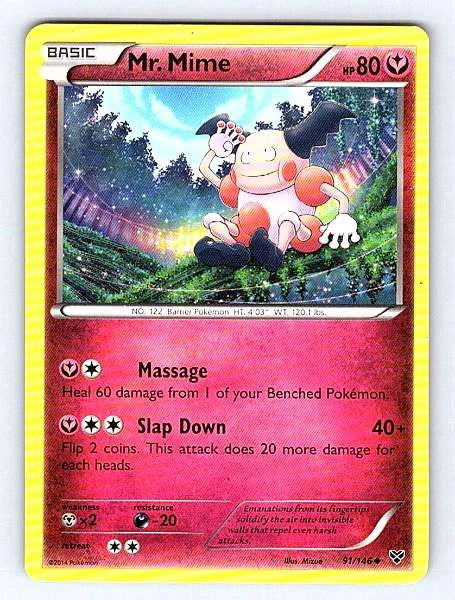 Mr. Mime 91/146 XY Common LP Pokemon TCG