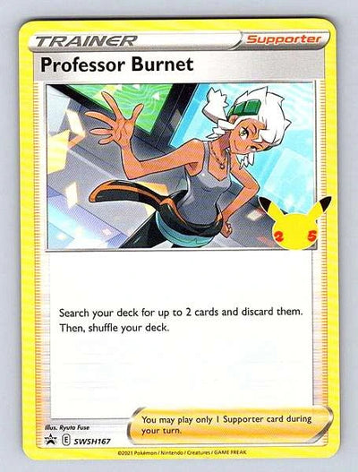 Professor Burnet SWSH167 SWSH Black Star Promos Ultra Rare NM Pokemon TCG