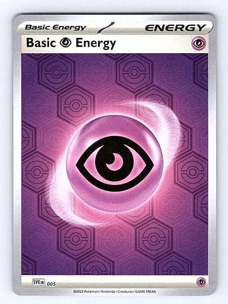 Basic Psychic Energy 005 Scarlet & Violet Energies NM Pokemon TCG