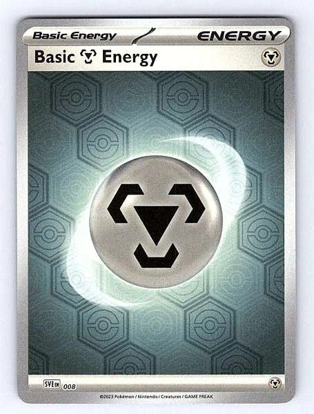Basic Metal Energy 008 Scarlet & Violet Energies NM Pokemon TCG