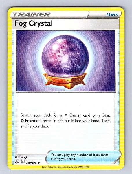 Fog Crystal 140/198 Chilling Reign Common NM Pokemon TCG