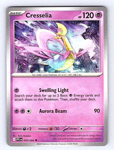 Cresselia 039/094 Phantasmal Flames Uncommon NM Pokemon TCG