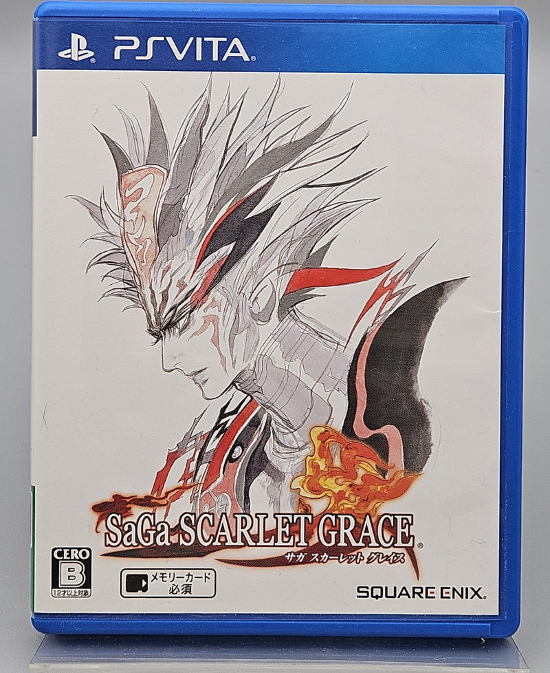 SaGa Scarlet Grace PS Vita Japanese Complete Refurbished Excellent US Seller