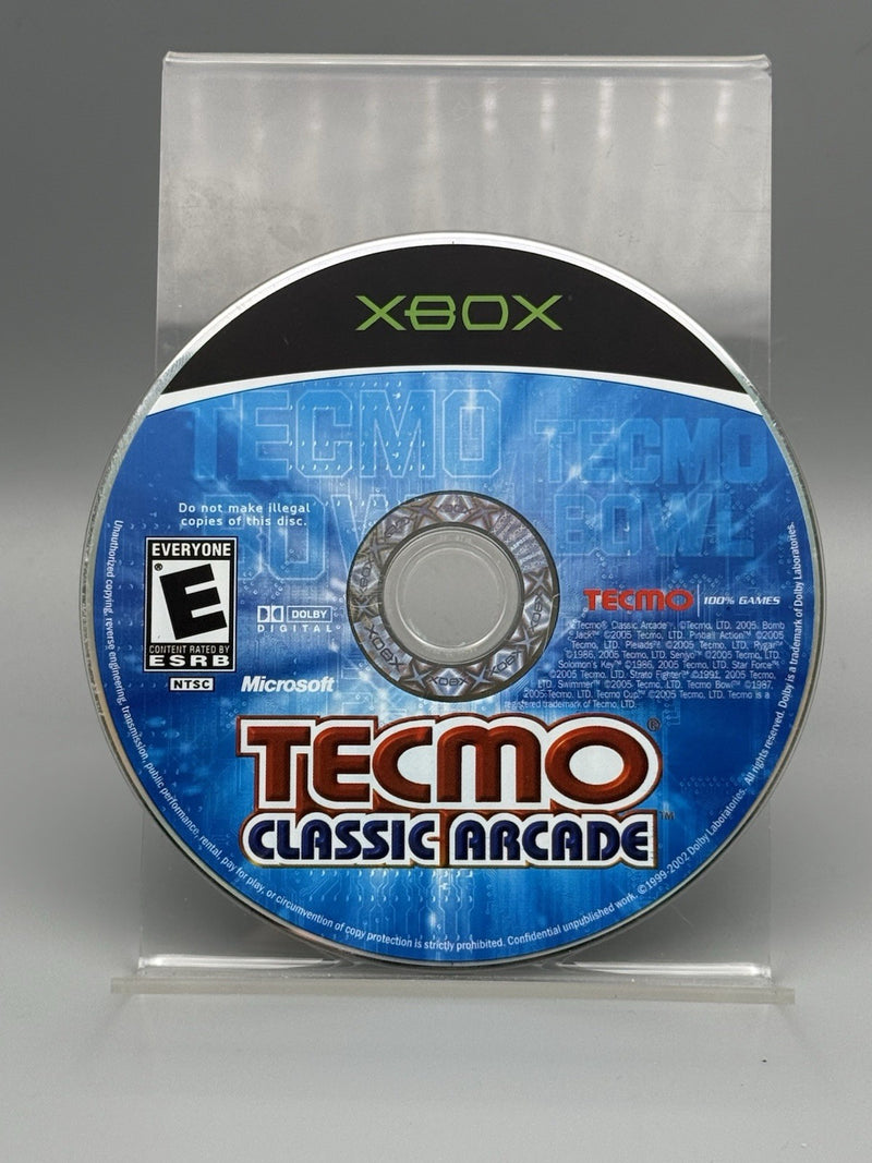 Tecmo Classic Arcade Xbox Disk Only Clean Tested & Working
