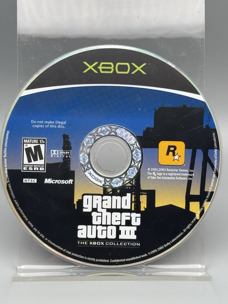 Grand Theft Auto III Microsoft Xbox Disc Only Refurbished Excellent