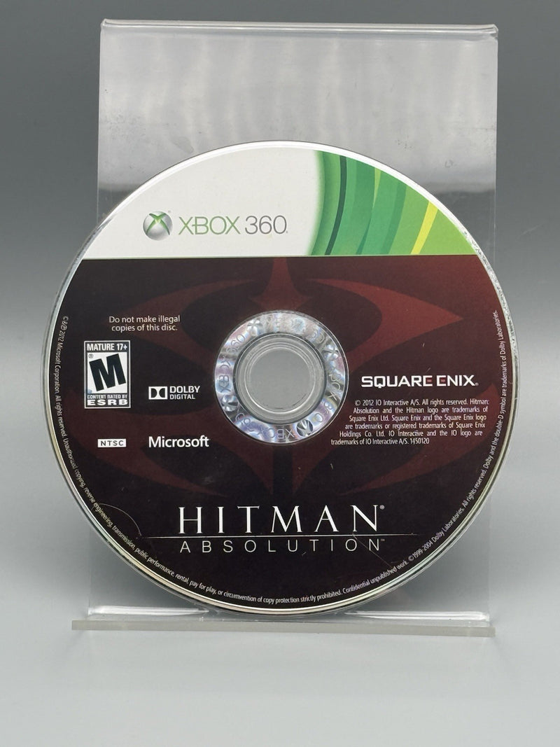 Hitman Absolution Microsoft Xbox 360 Disc Only Refurbished Excellent