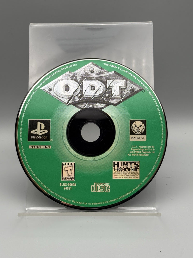 O.D.T. (ODT) PlayStation PS1 Disc Only Refurbished Excellent